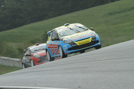 Regnen overraskede på Ring Djursland.